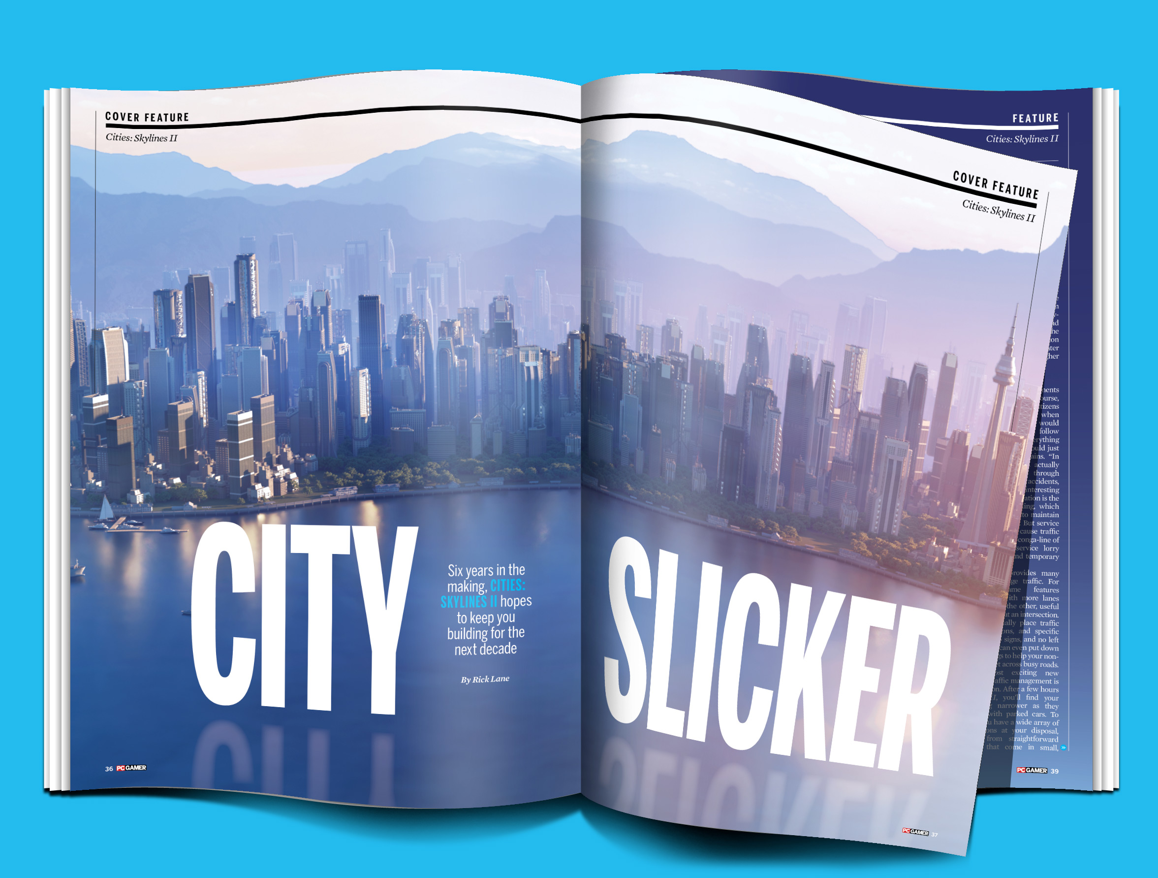 Revista PC Gamer Número Cities Skylines II