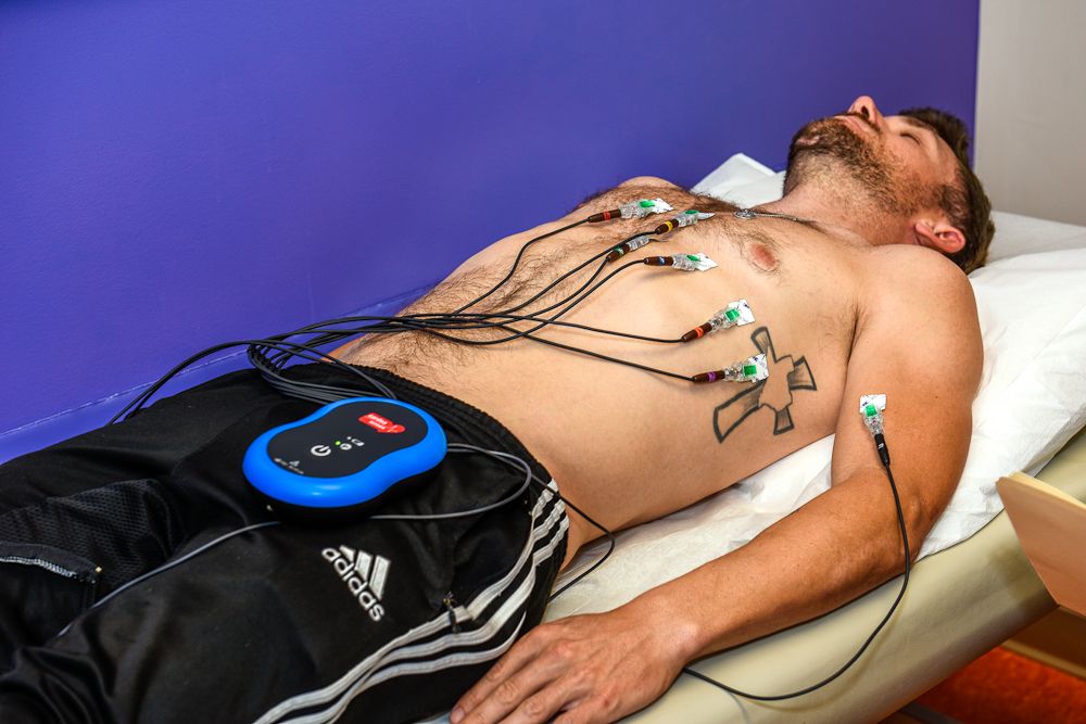 A Holowesko rider undergoes tests at Greenville Health System&rsquo;s Steadman Hawkins Clinic