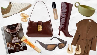 a black-owned gift guide depicted in a collage of holiday gift ideas from Black-founded brands 