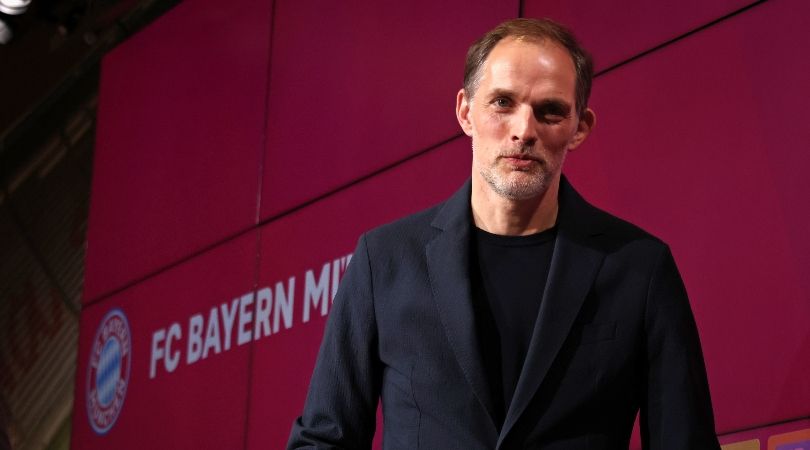 Manchester United target Thomas Tuchel during his unveiling as Bayern Munich coach in March 2023.