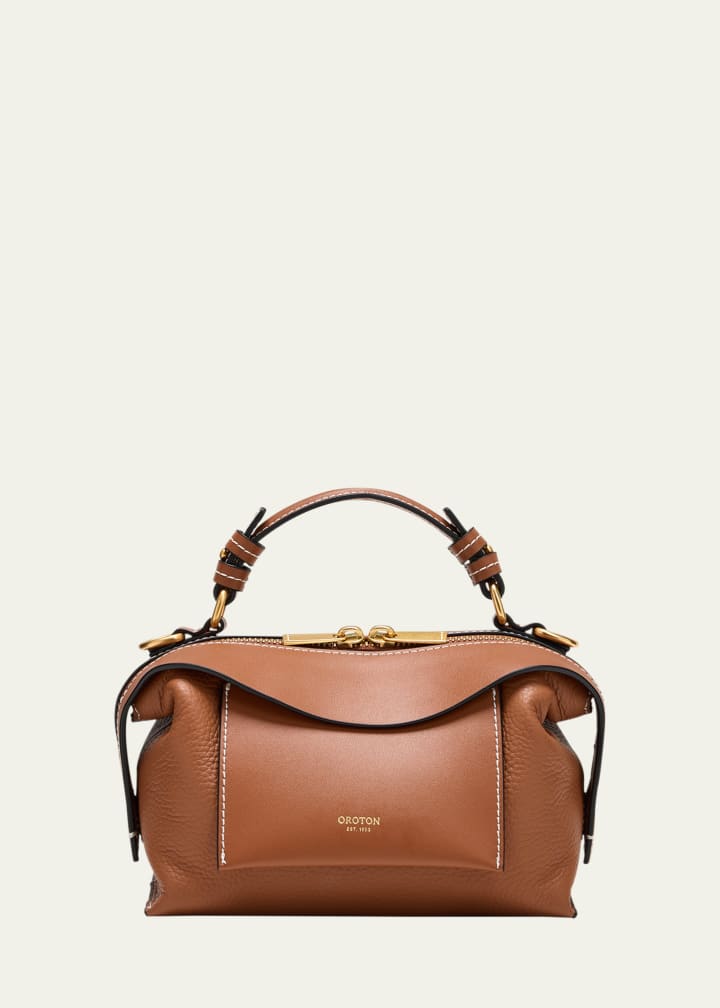 Mica Mini Zip Leather Crossbody Bag