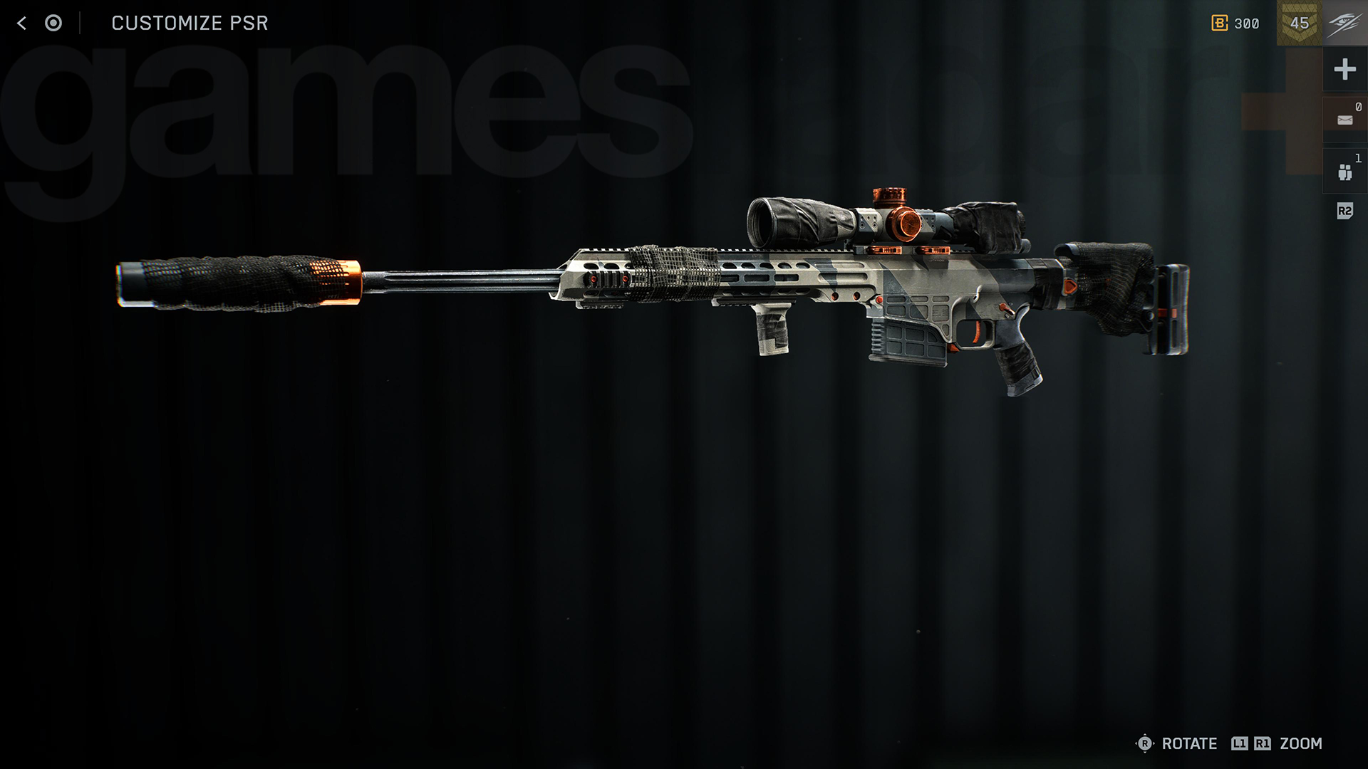 The PSR sniper rifle, a B-tier weapon the in Battlefield Redsec meta