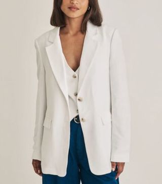 Image of white blazer