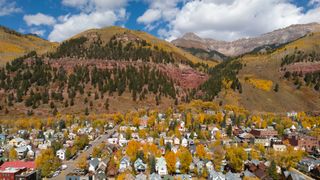 The town of Aspen in the fall in Colorado