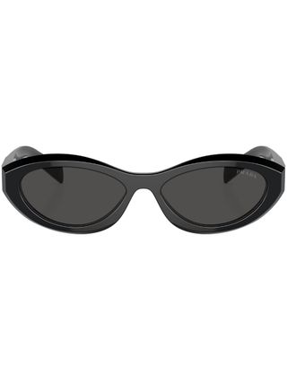 Oval-Frame Sunglasses