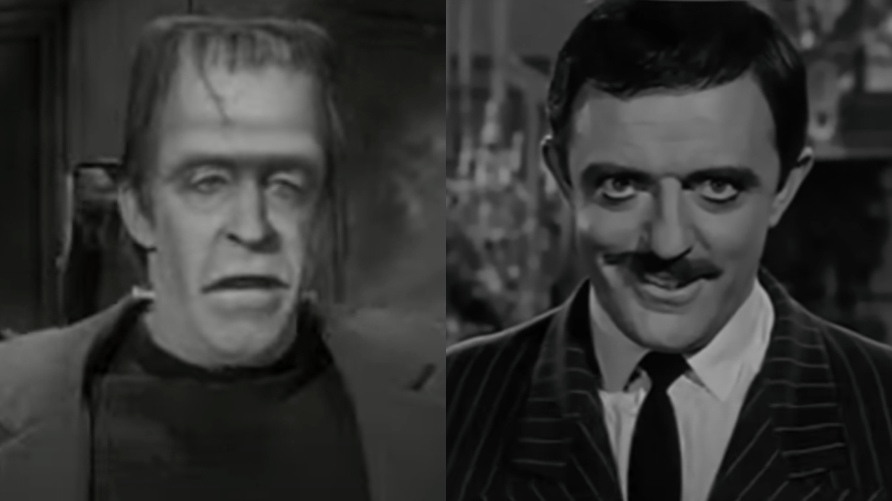 Fred Gwynne on The Munsters and Sean Astin on The Addams Family