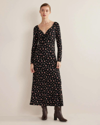 Sweetheart Jersey Midi Dress:  was £90