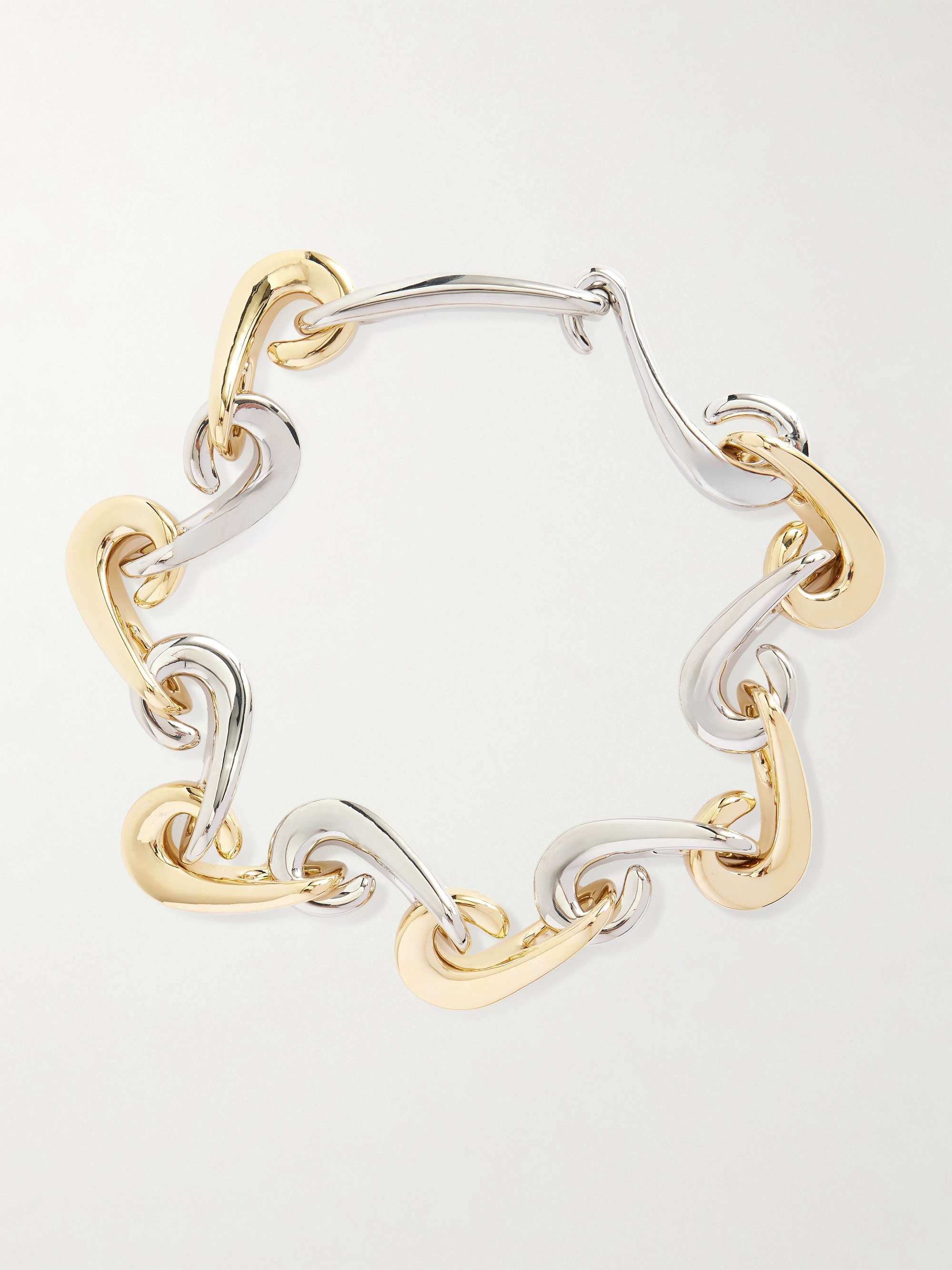 Gold and Silver-Tone Necklace