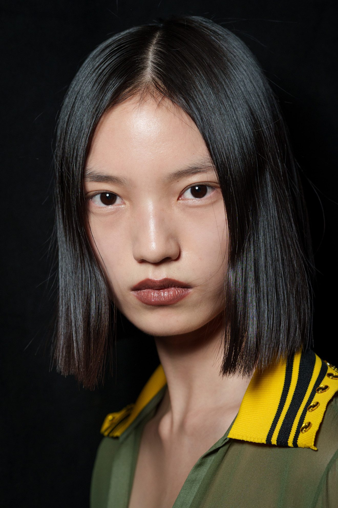 Off-White spring/summer 2025 beauty look from New York Fashion Week