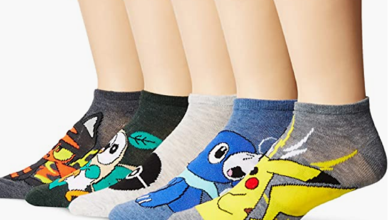 Pokemon Socks at Amazon.