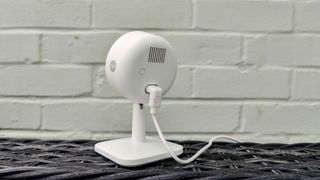 Yale Smart Indoor Camera review: camera plugged in from behind