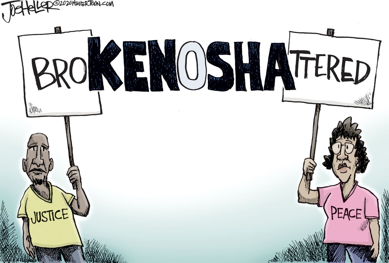 Editorial Cartoon U.S. Kenosha&amp;amp;nbsp;Jacob Blake