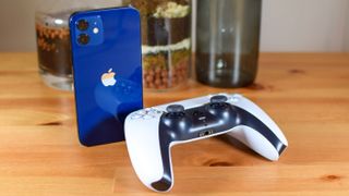 PS5 DualSense and iPhone 12