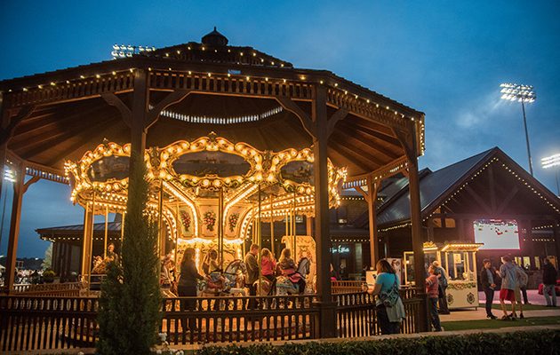Party atsmosphere: Mark has a vision to get spectators from all walks of life hooked on horse sport, with the help of a party atmosphere during shows