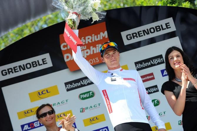 Rohan Dennis (Garmin-Sharp) leads the young rider classification