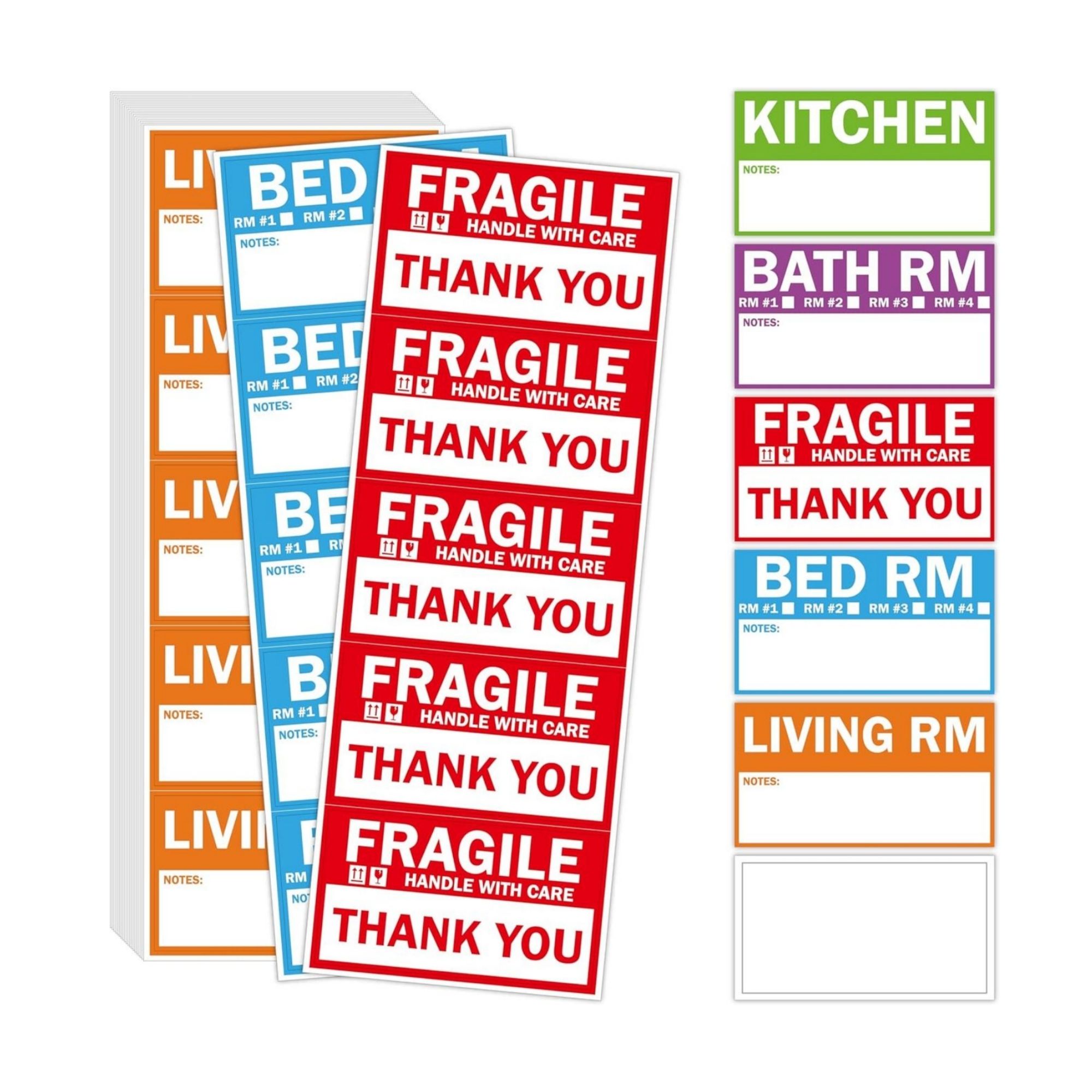 120PCS Home Moving Labels