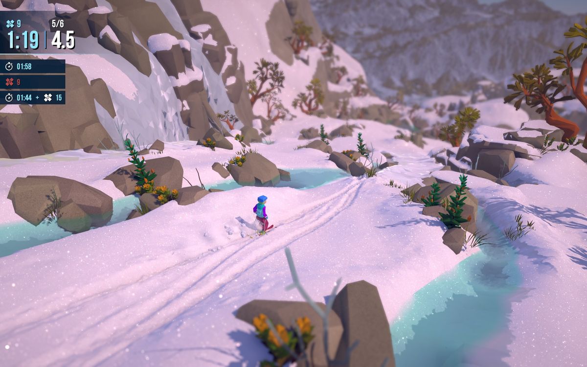 Lonely Mountains Snow Riders screenshots depicting in-game action