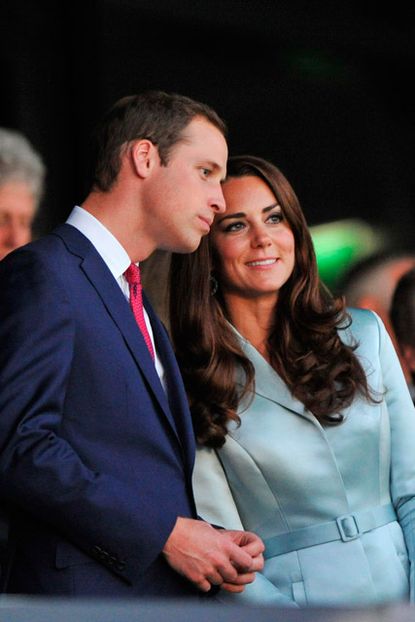 Kate Middleton at the London 2012 Olympics opening ceremony