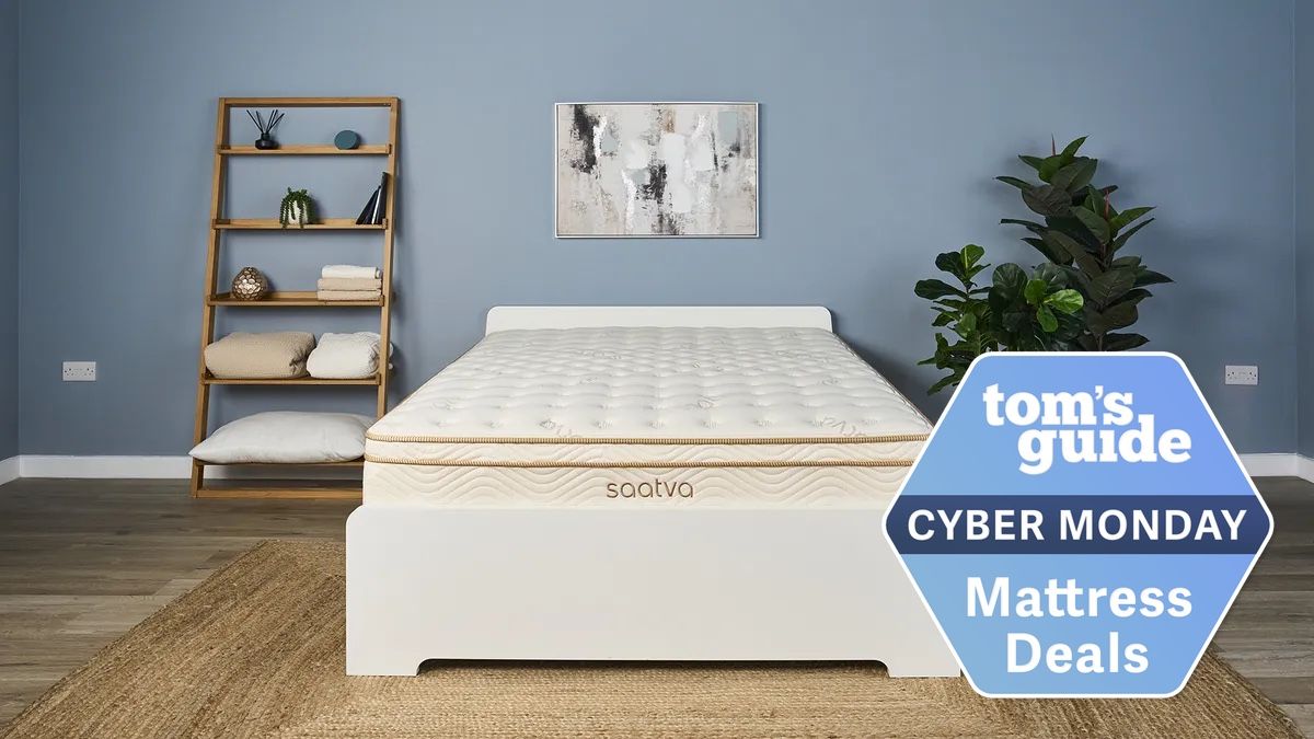 Saatva Classic Mattress with Cyber Monday badge