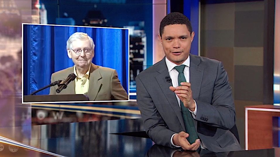 Trevor Noah on Mitch McConnell, movie villain