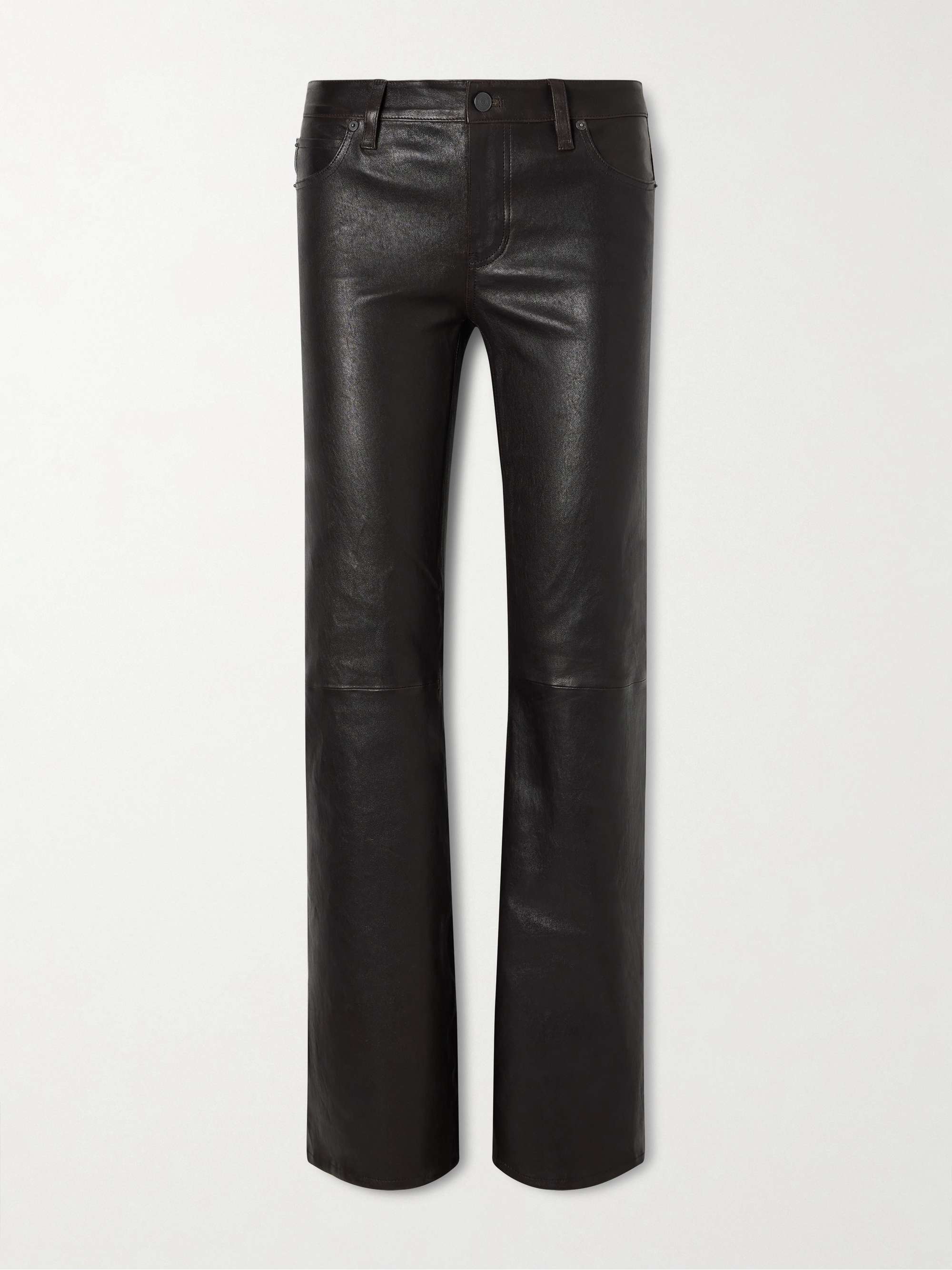 Rodeo Leather Bootcut Pants