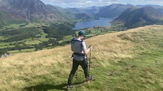 Hiking with Leki Cross Trail Lite Carbon poles in the Lake District