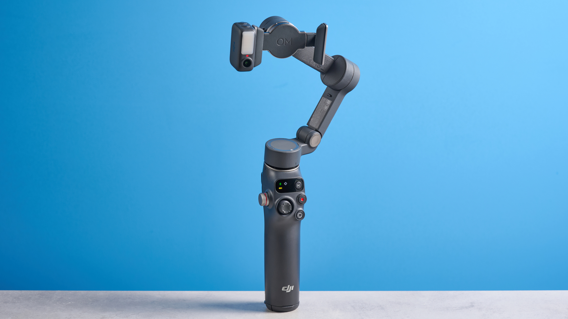 A DJI Osmo Mobile 8 pocket-sized mobile gimbal