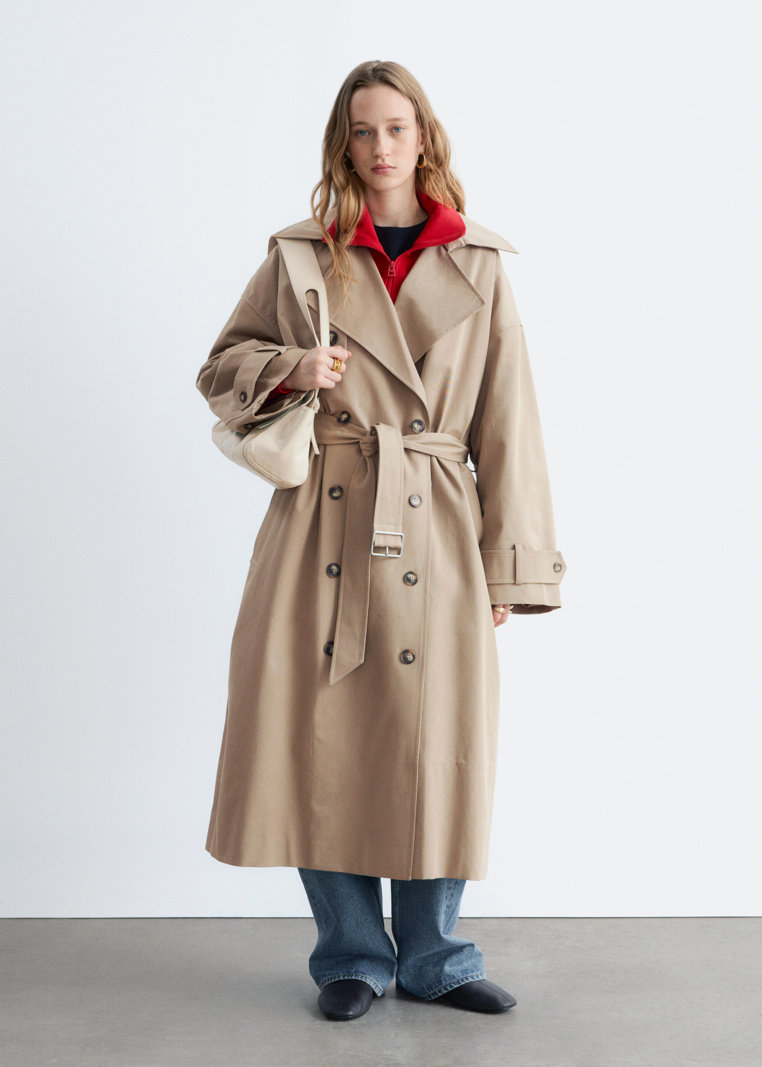 Double-Breasted Trench Coat