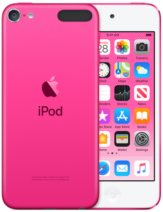 Pink iPod touch 7