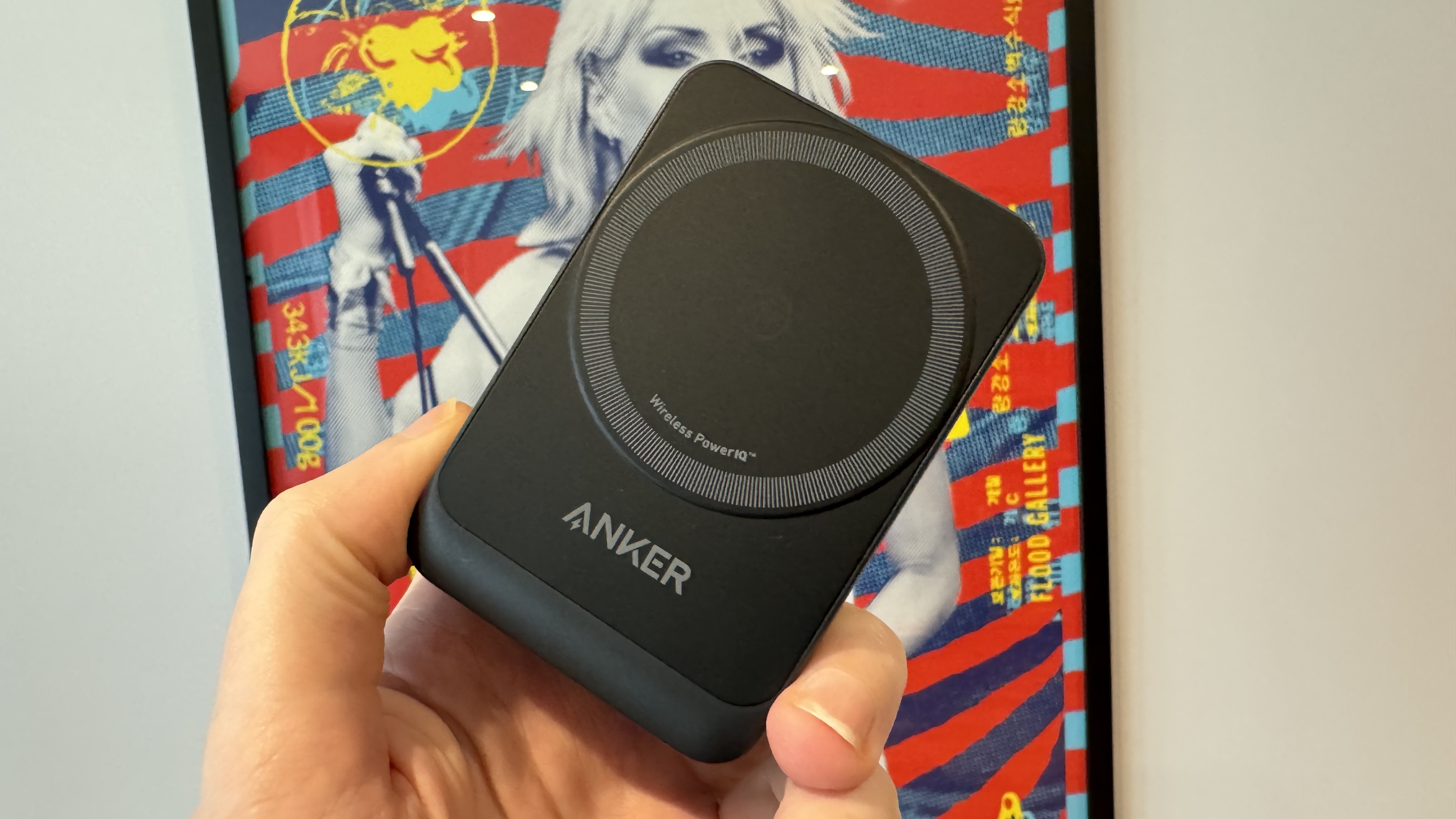 Anker MagGo Wireless Charging Station (Foldable 3-in-1) used to charge iPhone, Apple Watch and AirPods