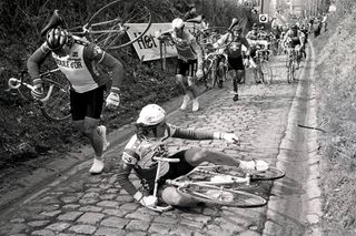 There are many ways to tackle the fearsome Koppenberg. Photo: Graham Watson
