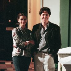 Julia Roberts and Hugh Grant film 'Notting Hill' in 1998