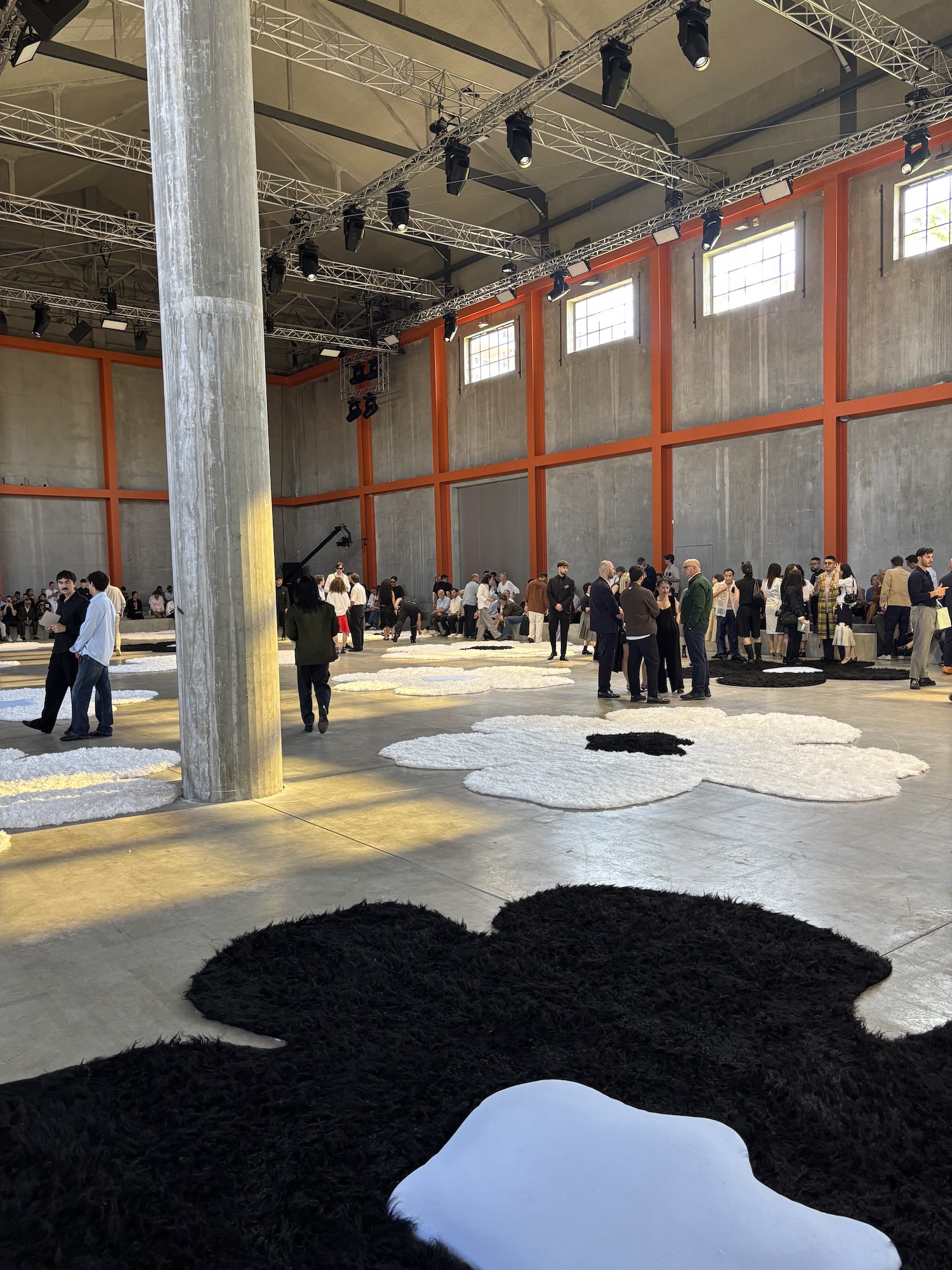 Prada show set at Milan Fashion Week S/S 2026