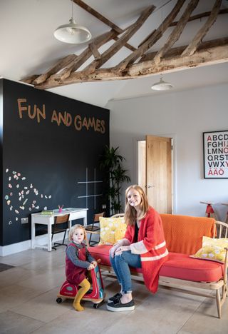 Sophie and George Pound transformed a neglected barn in east Kent into a family home, creating a country lifestyle Enid Blyton could have written about