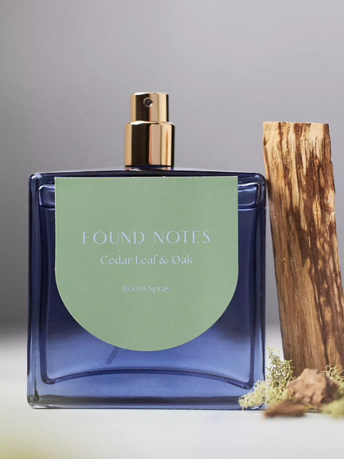 Found Notes Woody Cedar Leaf & Oak Room Spray