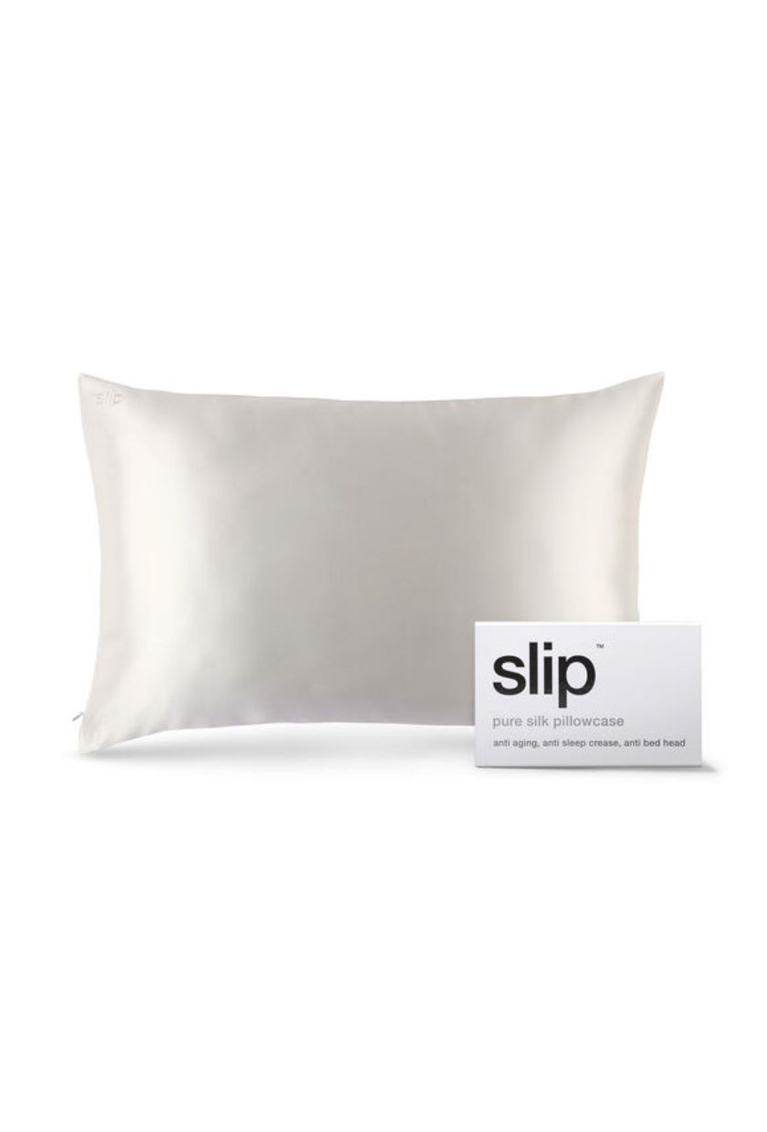 Slip Silk Pillowcase - Queen Standard White