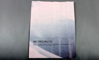 The Ann Demeulemeester poster invitation