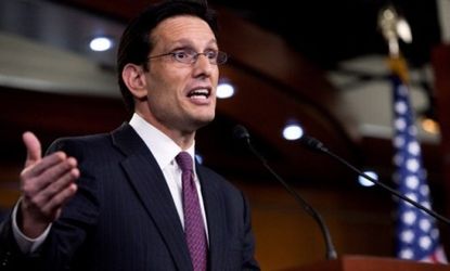 House Majority Leader Eric Cantor (R-Va.) is one of many Republicans who says he'll need major concessions from the Left before he votes for a federal debt limit hike.