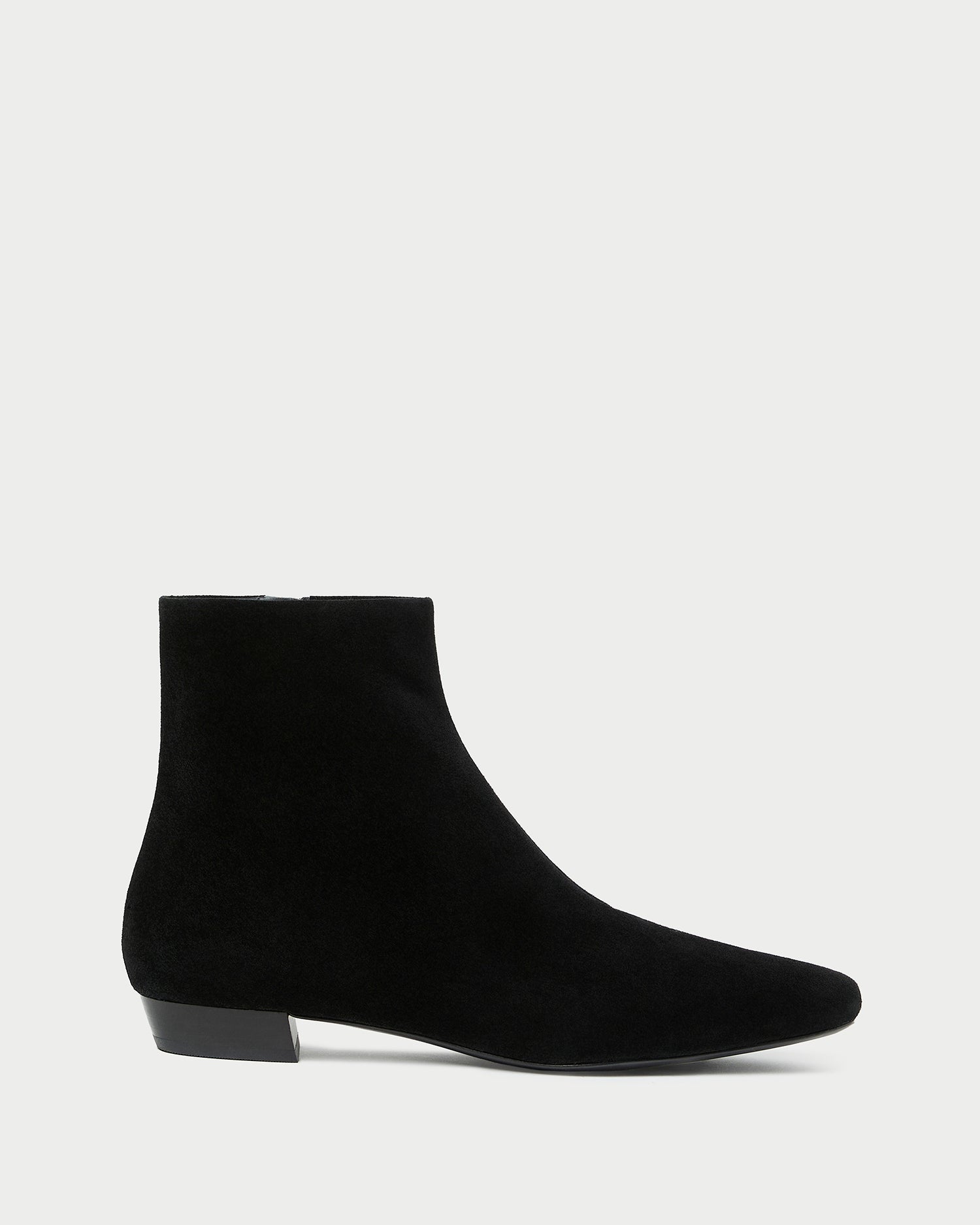 Siya Black Suede Ankle Boot - Black / 5