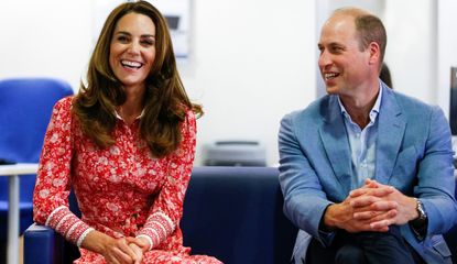 SEPTEMBER 15: Prince William, Duke of Cambridge and Catherine, Duchess of Cambridge speak to people looking for work at the London Bridge Jobcentre on September 15, 2020 in London, England.