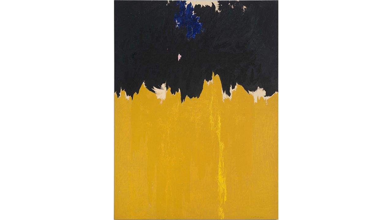 Clyfford Still, PH-950, 1950. <br/>Oil on canvas, 233.7 x 177.8 cm. <br/>Clyfford Still Museum, Denver (c) City and County of Denver / DACS 2016.<br/>Photo courtesy the Clyfford Still Museum,