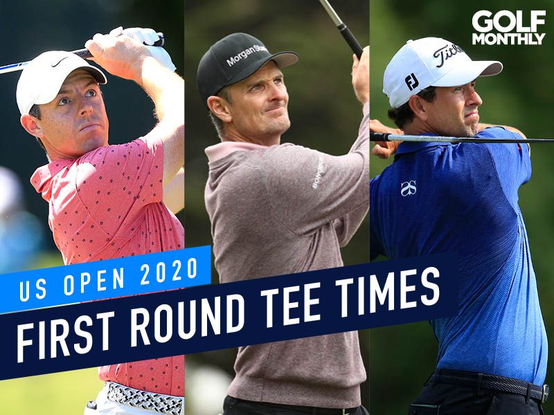 US Open Tee Times 2020 First Round Golf Monthly