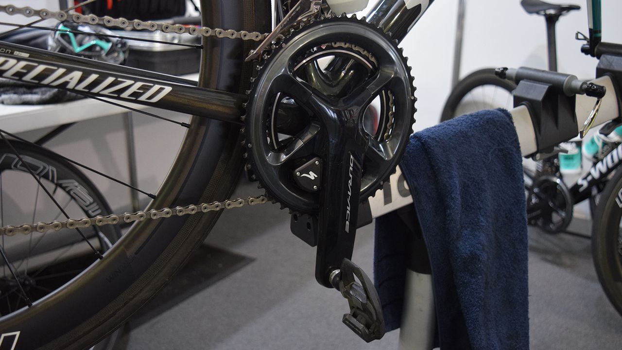 A look at the non-drive side power meter crank