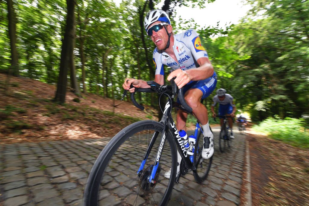 Tim Declercq on a climb