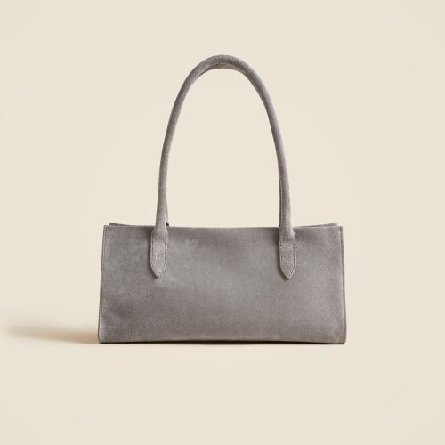 Berkeley Structured Shoulder Bag in Suede