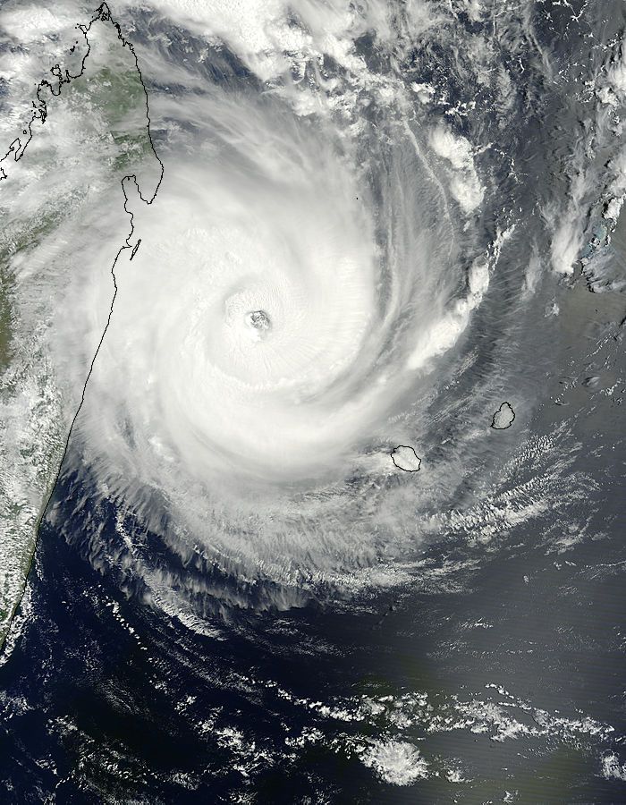 Tropical Cyclone Giovanna on Feb. 13, 2012.