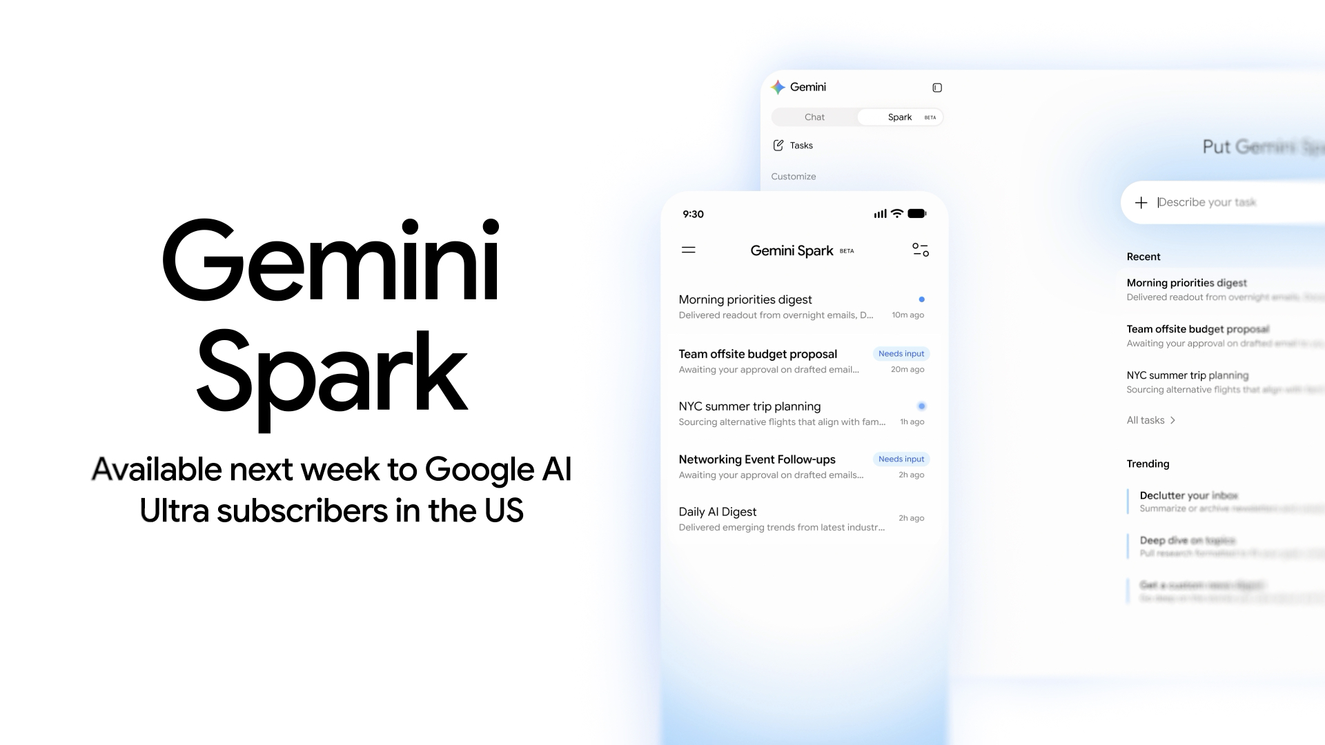 Gemini Spark availability in the US