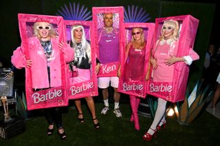 Rebel Wilson, Ramona Agruma, Jacob Andreou, Marissa Montgomery, and Carly Steel attend the Casamigos Halloween Party Returns