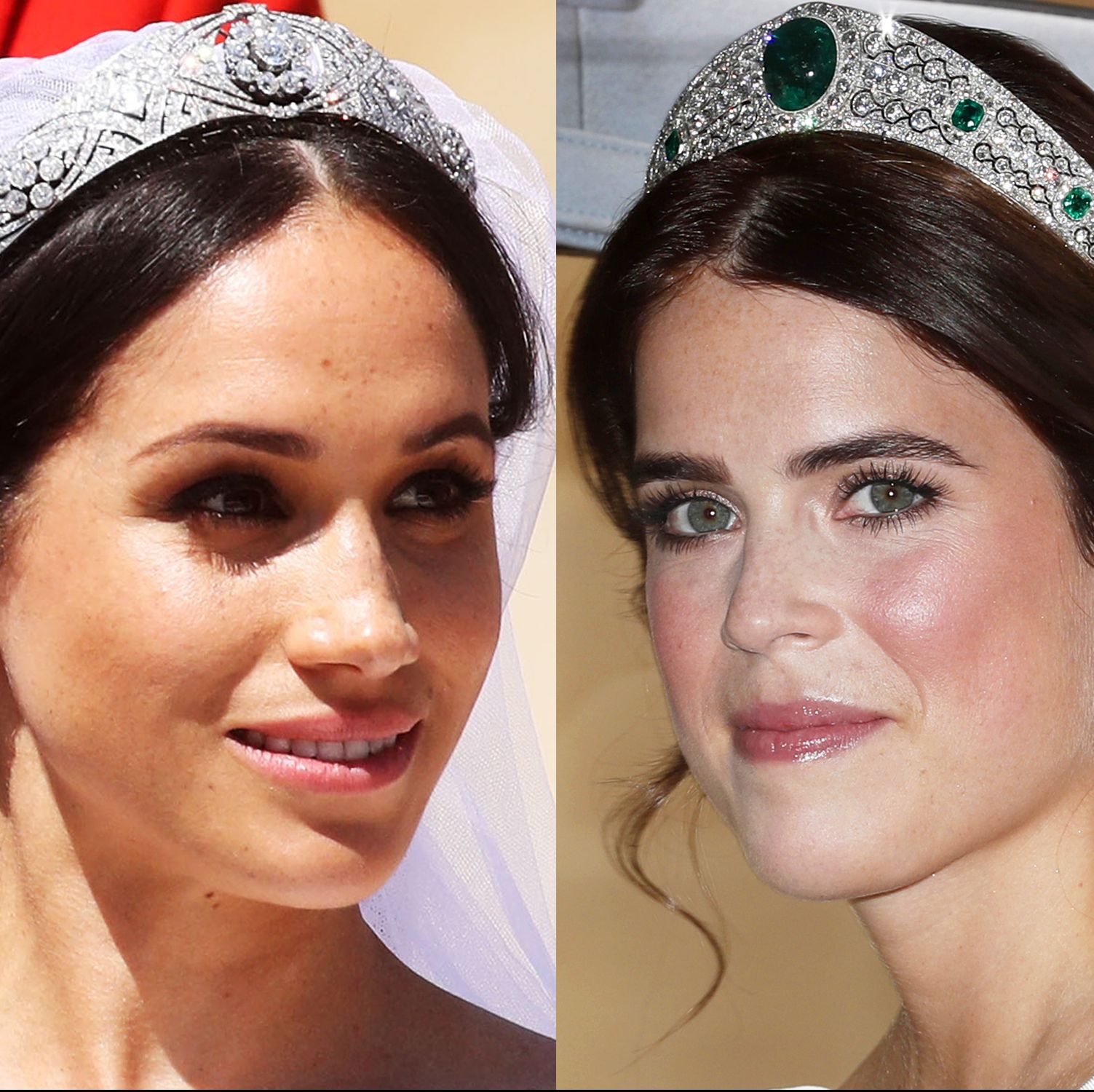 Afskrække Soar Krav Princess Eugenie's Royal Wedding Tiara Compared to Meghan Markle and Kate  Middleton's | Marie Claire
