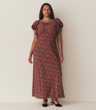 Beatriz Dress -- Rouge Riviera Medallion